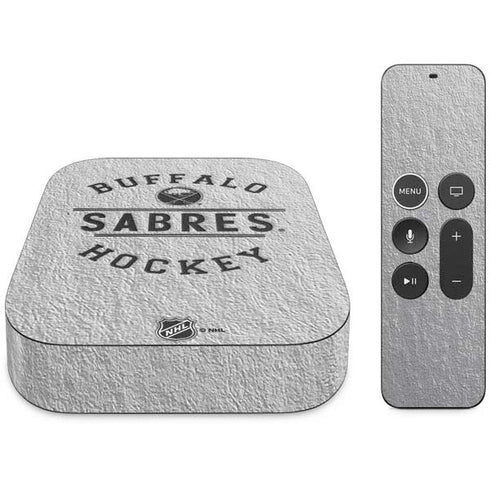 NHL Buffalo Sabres Black Text Apple TV Skin